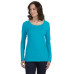Ladies' Featherweight Long-Sleeve Scoop T-Shirt