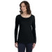 Ladies' Featherweight Long-Sleeve Scoop T-Shirt
