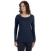 Ladies' Featherweight Long-Sleeve Scoop T-Shirt