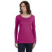 Ladies' Featherweight Long-Sleeve Scoop T-Shirt