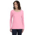 Ladies' Featherweight Long-Sleeve Scoop T-Shirt
