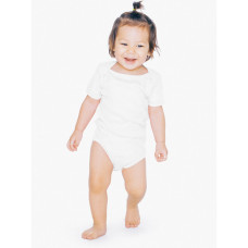 Infant Organic Baby Rib Short-Sleeve One-Piece