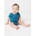 Infant Organic Baby Rib Short-Sleeve One-Piece