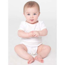 Infant Baby Rib Short-Sleeve One-Piece