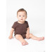 Infant Baby Rib Short-Sleeve One-Piece