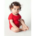 Infant Baby Rib Short-Sleeve One-Piece