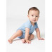 Infant Baby Rib Short-Sleeve One-Piece