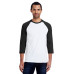 Men's 4.5 oz., 60/40 Ringspun Cotton/Polyester X-Temp® Baseball T-Shirt