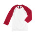 Men's 4.5 oz., 60/40 Ringspun Cotton/Polyester X-Temp® Baseball T-Shirt
