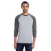 Men's 4.5 oz., 60/40 Ringspun Cotton/Polyester X-Temp® Baseball T-Shirt