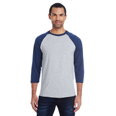 Men's 4.5 oz., 60/40 Ringspun Cotton/Polyester X-Temp® Baseball T-Shirt