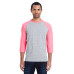 Men's 4.5 oz., 60/40 Ringspun Cotton/Polyester X-Temp® Baseball T-Shirt