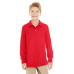 Youth 5.6 oz. SpotShield™ Long-Sleeve Jersey Polo