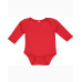 Infant Long-Sleeve Baby Rib Bodysuit