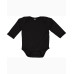 Infant Long-Sleeve Baby Rib Bodysuit