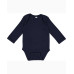 Infant Long-Sleeve Baby Rib Bodysuit