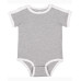 Infant Soccer Ringer Fine Jersey Bodysuit