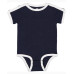 Infant Soccer Ringer Fine Jersey Bodysuit