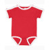 Infant Soccer Ringer Fine Jersey Bodysuit