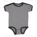 Infant Soccer Ringer Fine Jersey Bodysuit