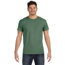 Adult 4.5 oz., 100% Ringspun Cotton nano-T® T-Shirt with Pocket