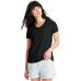 Ladies' 5.2 oz. Tagless® V-Neck T-Shirt