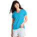Ladies' 5.2 oz. Tagless® V-Neck T-Shirt
