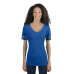 Ladies' 4.5 oz. TRI-BLEND Varsity V-Neck T-Shirt