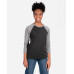 Unisex Triblend 3/4-Sleeve Raglan