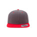 Adult 6-Panel Structured Flat Visor Classic Two-Tone Snapback