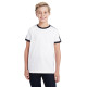 Youth Soccer Ringer Fine Jersey T-Shirt