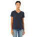 Ladies' Relaxed Jersey Short-Sleeve V-Neck T-Shirt