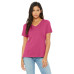 Ladies' Relaxed Jersey Short-Sleeve V-Neck T-Shirt