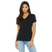 Ladies' Relaxed Jersey Short-Sleeve V-Neck T-Shirt