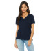 Ladies' Relaxed Jersey Short-Sleeve V-Neck T-Shirt