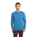 Unisex Sueded Long-Sleeve Crew