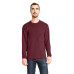 Unisex Sueded Long-Sleeve Crew