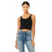 Ladies' Poly-Cotton Crop Tank