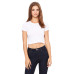 Ladies' Poly-Cotton Crop T-Shirt