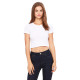 Ladies' Poly-Cotton Crop T-Shirt