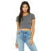 Ladies' Poly-Cotton Crop T-Shirt