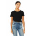 Ladies' Poly-Cotton Crop T-Shirt