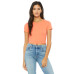 Ladies' Poly-Cotton Crop T-Shirt