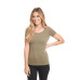 Ladies' Triblend Scoop