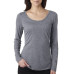Ladies' Triblend Long-Sleeve Scoop