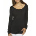 Ladies' Triblend Long-Sleeve Scoop
