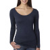 Ladies' Triblend Long-Sleeve Scoop