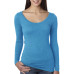 Ladies' Triblend Long-Sleeve Scoop