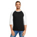 Adult Triblend 3/4-Sleeve Raglan T-Shirt