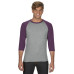 Adult Triblend 3/4-Sleeve Raglan T-Shirt